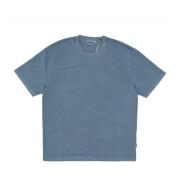 Carhartt Wip Blå Garment Dyed Taos Tee Blue, Dam