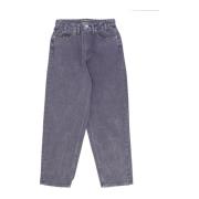 HUF Cromer Tvättad Lila Streetwear Jeans Purple, Herr