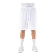 Versace Jeans Couture Logo Sport Shorts White, Herr