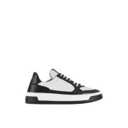 Panchic P02 Man's Low-Top Sneaker Leather White-Black White, Herr