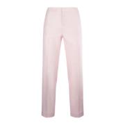 Fabiana Filippi Straight Trousers Pink, Dam