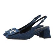 Lola Cruz Pumps Blue, Dam