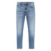 Philipp Plein Morot Fit Jeans Blue, Herr