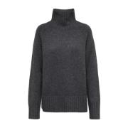 Max Mara Antracit Ull Cashmere Tröja Gray, Dam