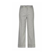 Rosso35 Wide Trousers Gray, Dam