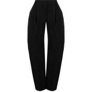 The Attico Wide Trousers Black, Dam