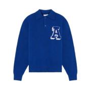 Axel Arigato Polo Shirts Blue, Herr