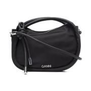 Ganni Cross Body Bags Black, Dam