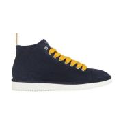 Panchic P01 Man's Ankle Boot Suede Night-Yellow Blue, Herr