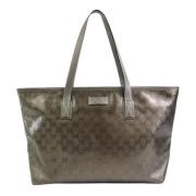 Gucci Vintage Pre-owned Canvas totevskor Green, Dam