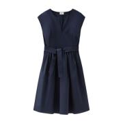 Woolrich Short Dresses Blue, Dam