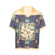 Bally Short Sleeve Shirts Multicolor, Herr