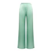 Maliparmi Wide Trousers Green, Dam