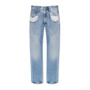 Maison Margiela Jeans med raka ben Blue, Dam