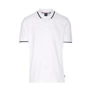 Boss Polo Shirts White, Herr