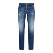 Dsquared2 Cropped Jeans Blue, Dam