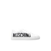 Moschino Sneakers med logotyp White, Dam