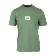 C.p. Company Logo T-shirt Jersey Stil Green, Herr