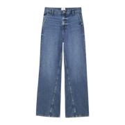 Anine Bing Wide Jeans Blue, Dam