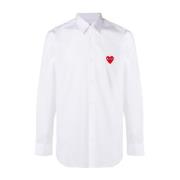 Comme des Garçons Play Formal Shirts White, Herr