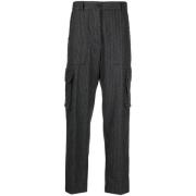 Forte Forte Tapered Trousers Gray, Dam