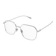 Gucci Silver Eyewear Frames Gray, Unisex