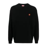 Kenzo Round-neck Knitwear Black, Herr