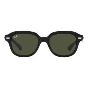 Ray-Ban Eerik Stylish Sungles Black, Dam