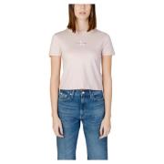 Calvin Klein Jeans T-Shirts Pink, Dam