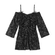 Ganni Short Dresses Black, Dam