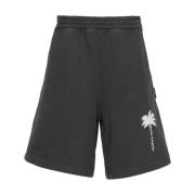 Palm Angels Casual Shorts Gray, Herr