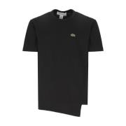 Comme des Garçons Svart Logopatch T-shirt för Män Black, Herr