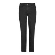 LauRie Slim-fit Jeans Black, Dam