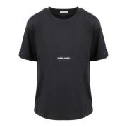 Saint Laurent T-Shirts Black, Dam