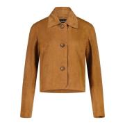 Arma Leather Jackets Brown, Dam