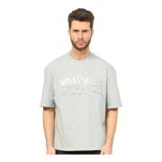Armani Exchange T-Shirts Gray, Herr