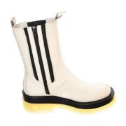 Jeffrey Campbell Ankelboots Vår/Sommar Multifärgat Läder White, Dam