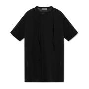 Y-3 Bomull T-shirt Black, Herr