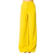 Max Mara Studio Trousers Yellow, Dam