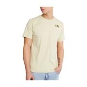 The North Face T-Shirts Beige, Herr