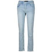 Drykorn Ljusblå Straight Jeans med Subtil Rev Blue, Dam