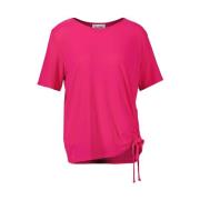 Joseph Ribkoff Rosa T-shirt med Veck Pink, Dam