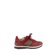 Valentino Vintage Pre-owned Mocka sneakers Red, Dam