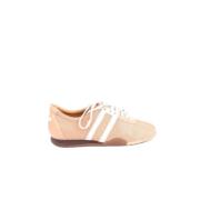 Bally Pre-owned Pre-owned Laeder sneakers Beige, Dam