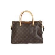 Louis Vuitton Vintage Pre-owned Canvas louis-vuitton-vskor Brown, Dam