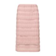 N21 Midi Skirts Pink, Dam