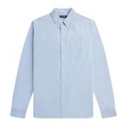 Fred Perry Klassisk Oxford Skjorta Blue, Herr