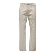 Only & Sons Casual Chinos Beige, Herr