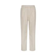 Forte Forte Straight Trousers Beige, Dam