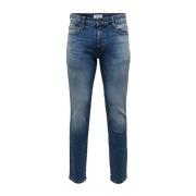 Only & Sons Slim-fit Jeans Blue, Herr